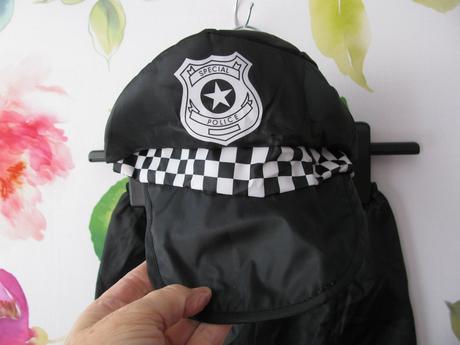 3 dílný kostým policista-kalhoty,blůza,čepice,