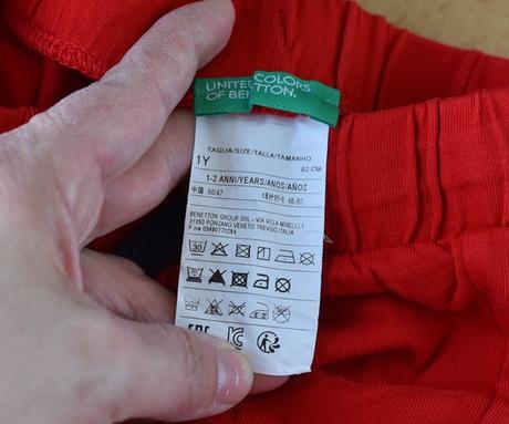 Kraťasy vel. 1 rok, benetton,80