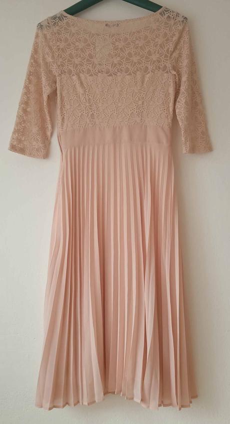 Dámské meruňkové šaty plisované orsay 40 l, orsay,40 / l