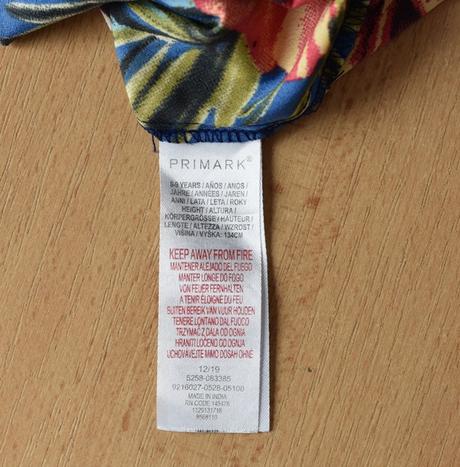 Letní overal vel. 8 - 9 let, primark,134