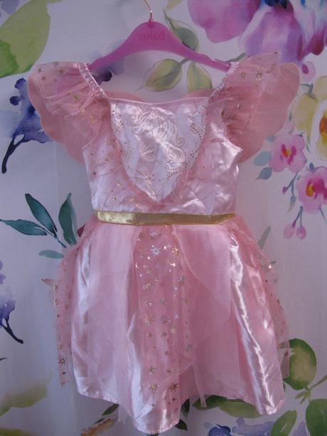 Karneval-růžové šaty unicorn, jednorožec s křídly,