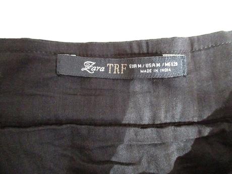 Dámská sukně černá krajková kolová zara m 38, zara,38 / m