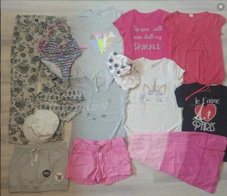 V.158 14+2ks značky lindex, f&f, c&a, sukně. . ., 158–170