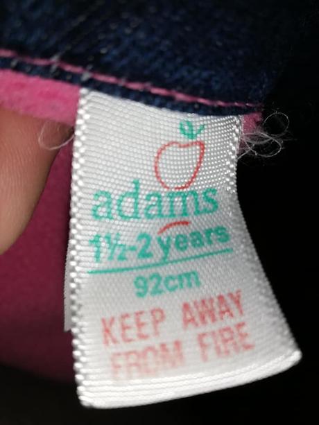 Zateplená riflová bundička vel.92, adams,92