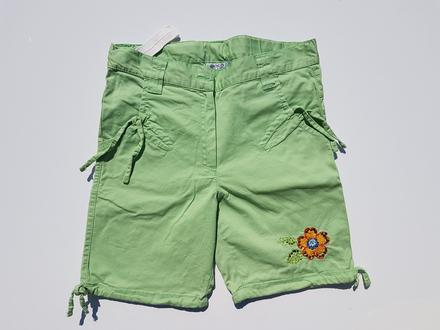 M88	dívčí plátěné kraťasy vel. 134, 134