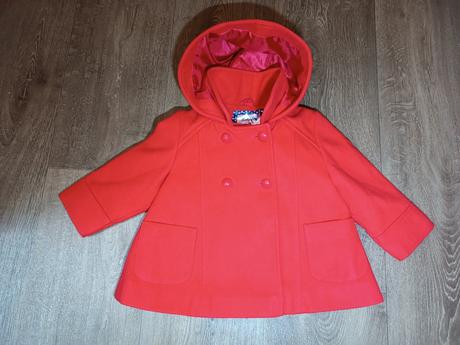 Flaušový dívčí kabátek f&f, vel. 80/86, f&f,80