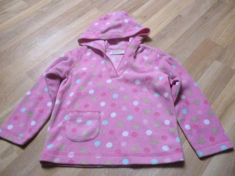 Puntíkatá flís mikina george 3-4, george,104