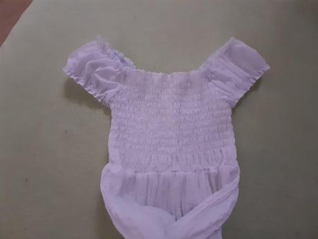 Bílé svatební řasené šaty,šatky na holčičku dlouhé, 116