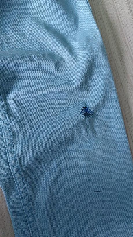 Modré kalhoty vel. 134, h&m,134