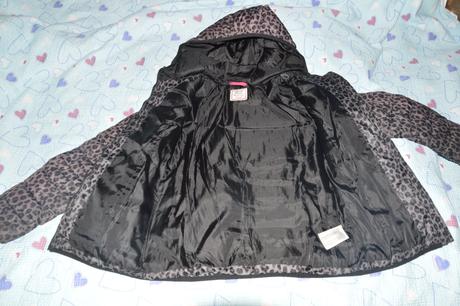 158 164 prošívaná bunda gepardí potisk, 164