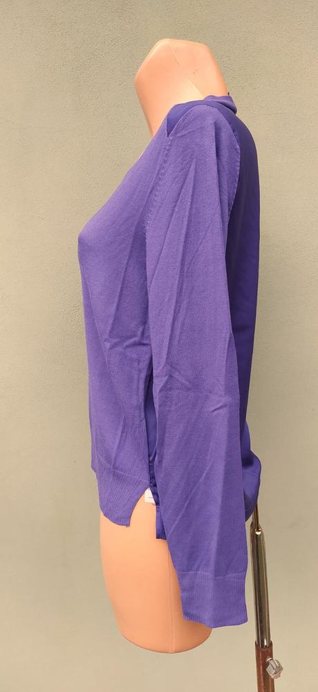 Kombinovaný tenký svetr olsen - vel.38, 38