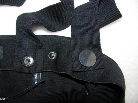 Luxusní pružná černá sukně s elegantním zipem, only,xs