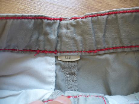 Plátěné kalhoty vel. 128, 128
