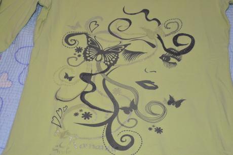 164 triko dlouhý rukáv se třpytkami, 164