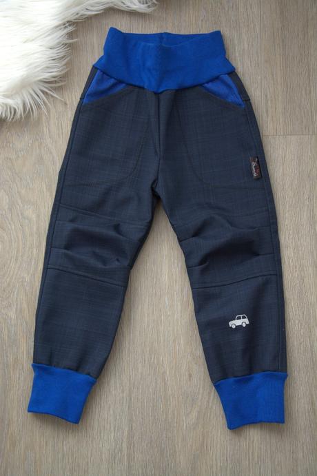 Jarní softshellové kalhoty, vel. 86/92, 86 / 92