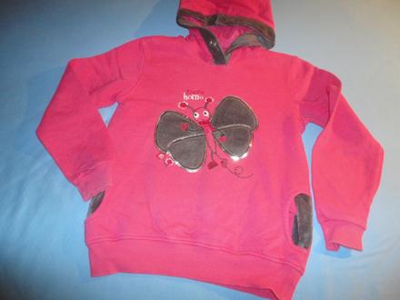 Mikina s kapucí dmb, vel. 8-9 let, 134