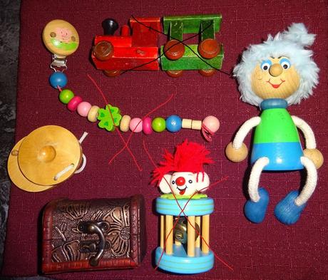 Dřevěné hračky 3 ks, 