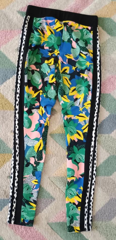 Krásné bavlněné legíny adidas barevné vel.s, adidas,s