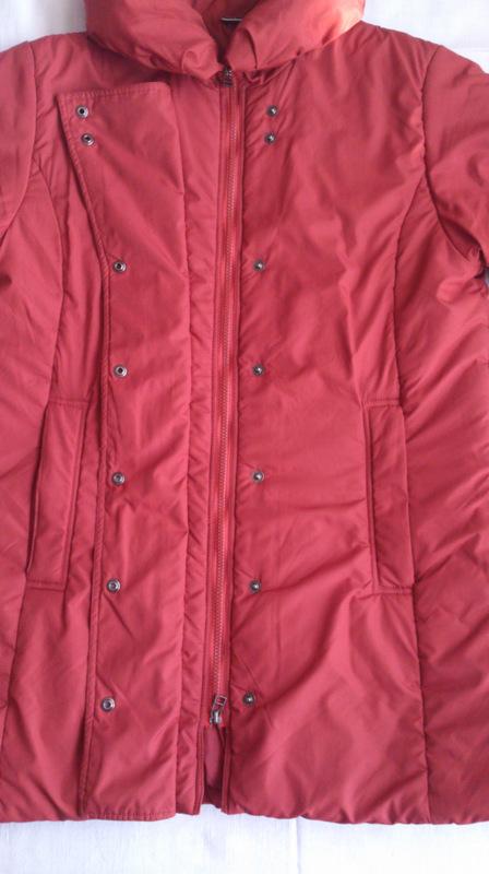 Dámská jarní tříčtvrteční bunda, cihlová, vel.l, l