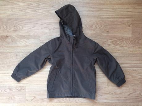 Hnědá outdoorová bunda, zn. quechua, vel. 3-4r., quechua,104