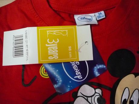 Nové triko mickey mouse s krátkým rukávem, disney,98