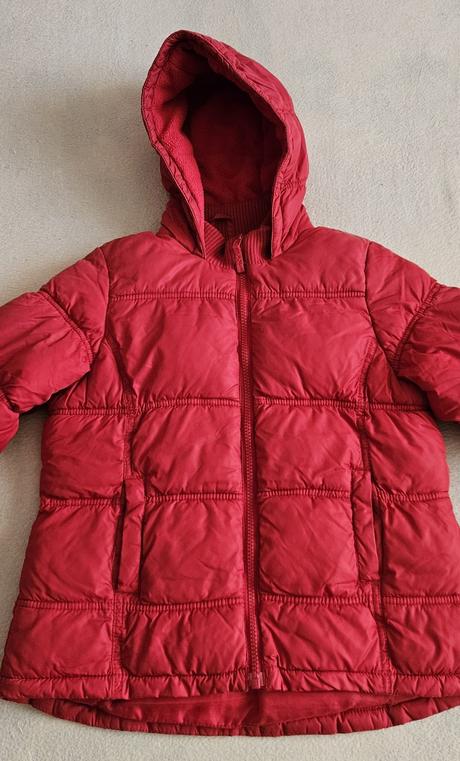Dětský set zimní bunda a oteplovačky, vel.128/134, marks & spencer,128