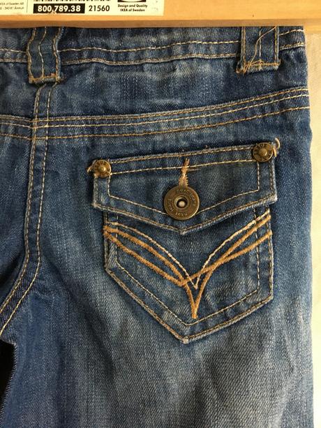 Vel. 104 modré dívčí rifle, 104