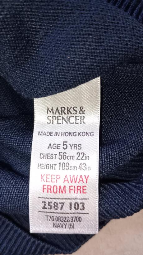 Svetr, svetřík m&s, vel. 110, marks & spencer,110
