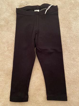 Černé leginy, h&m,80