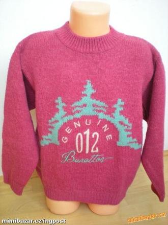 Svetr s nápisem benetton, 110