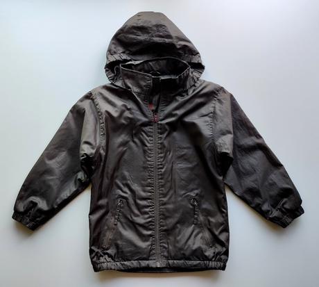 Šusťáková bunda se skrytou kapucí vel. 128, 128