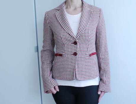 Sako vinovo-cerveno -bezove vel.34 h&m, h&m,34