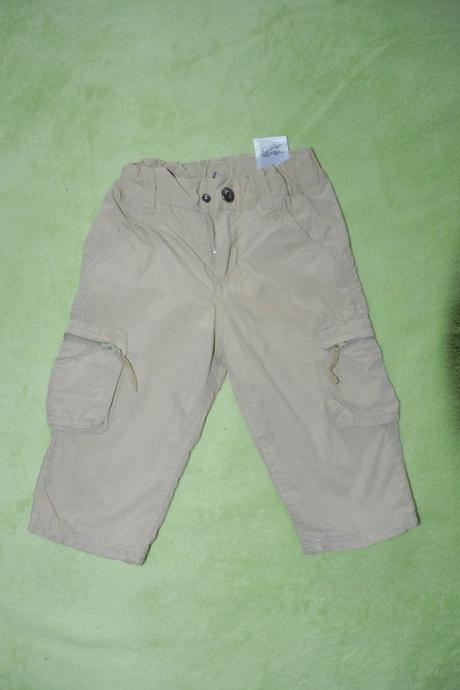 Bezove vyteplene kalhoty h&m 74, h&m,74