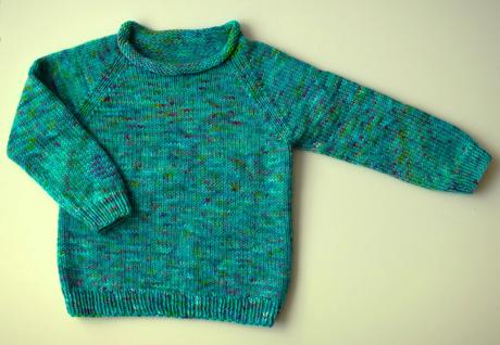 Svetr z barveného merina - vel. 92-98, 92 / 98