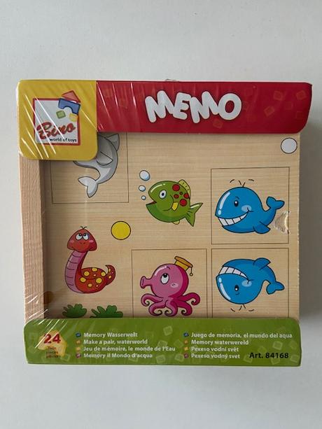 Dřevěné pexeso - vodní svět,