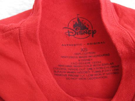 Krásné bavlněné tričko s minnie, zlatý nápis, disney,98