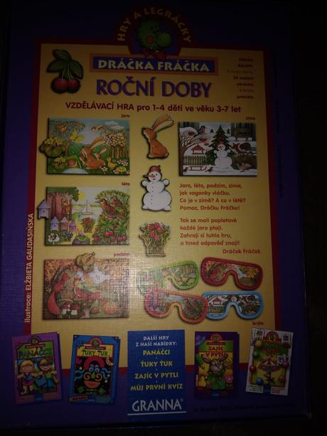 Roční doby vzdělávací hra, 