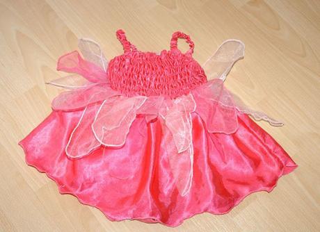 Karnevalové růžové šaty víla,