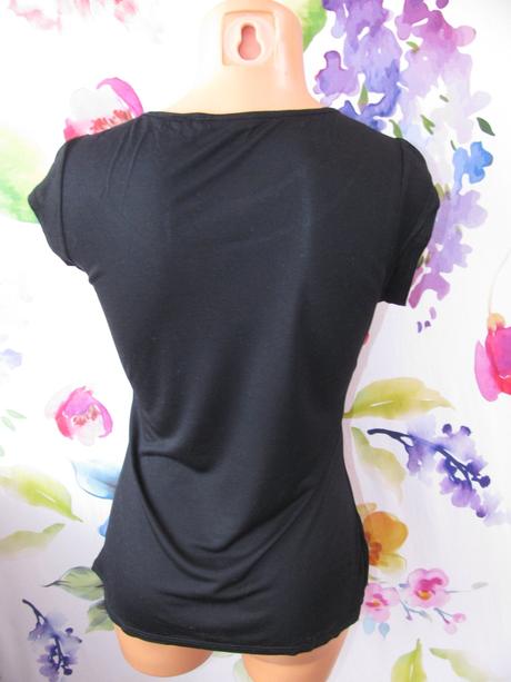 Dámská elastická černá halenka, promod,34