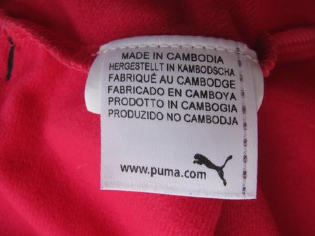 Dívčí sportovní mikina na zip puma, puma,170