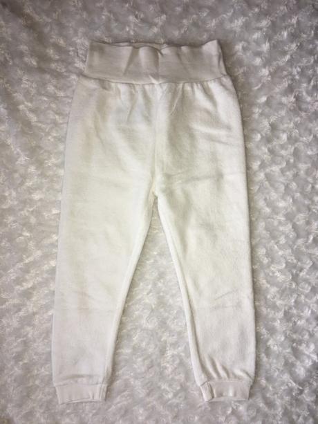 Bílé sametové tepláky lupilu, lupilu,92