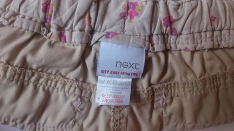 Dětské plátěné kalhoty, pláťáky, pláťáčky, zn.next, next,80