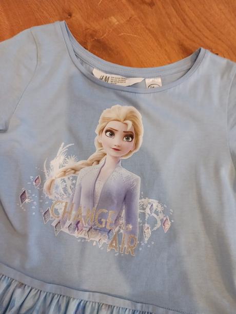 Frozen šatičky h&m č.122/128, h&m,122