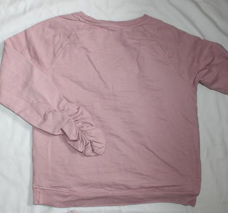 Po108. zajímavá starorůžová mikina 11-12 let, 152
