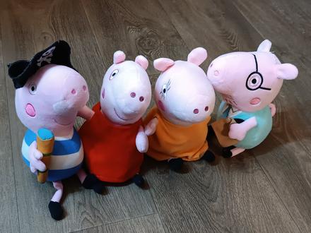 4x plyšák z prasátka pepy, 
