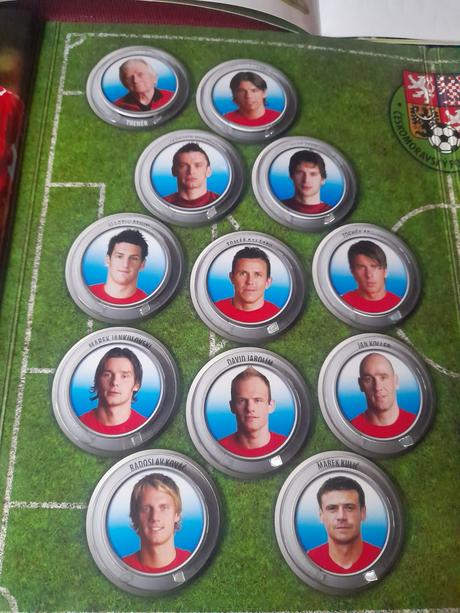 Alba nálepky a kartičky fotbal, 