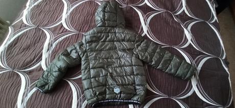 Bunda prošívaná zelená, 128