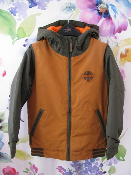 Dětská zimní lyžařská bunda s kapucí burton, burton,134