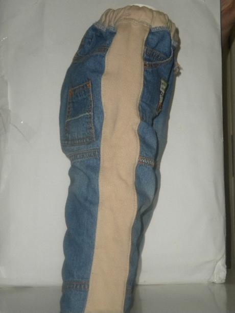 Superr pohodlné riflíky na gumu, 86