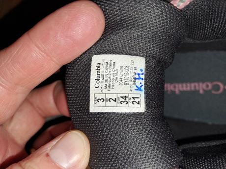 Trekové boty, columbia,34